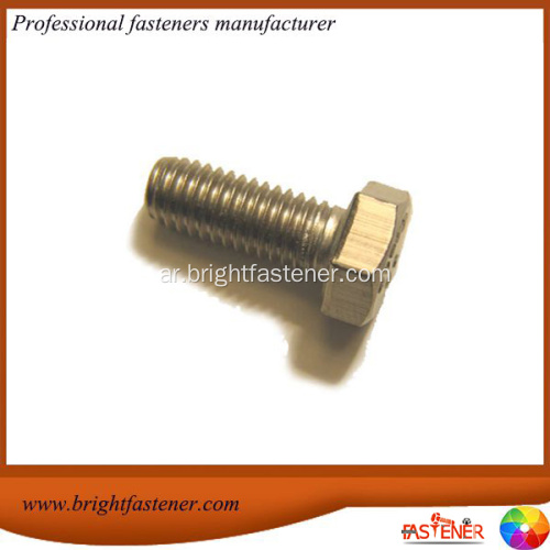 M6x25mm الكربون الصلب ASTM A307 البراغي عرافة